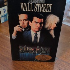 Wall Street Michael Douglas Charlie Sheen VHS Oliver Stone Drama R 20th Century…