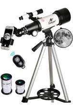 Gskyer AZ70400 400mm Astronomical Refracting Telescope 70mm Aperture AZ Mount