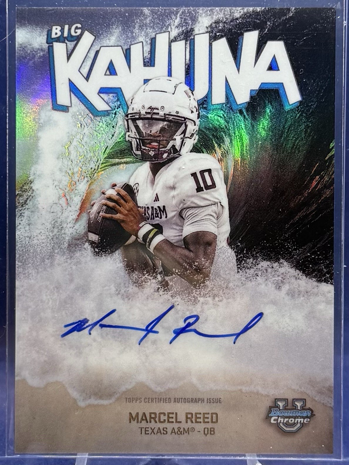 2025 Bowman U Chrome Marcel Reed Big Kahuna On Card Auto SP #BK-MR 1:1423