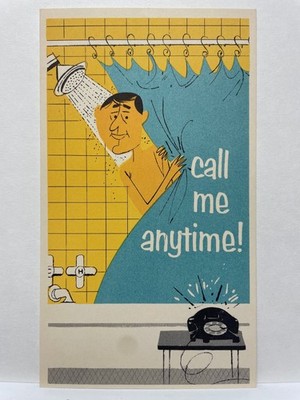 Roberson Motor Co. Mexico MO ''Call Me Anytime'' Shower Man Car Dealership Ad