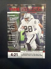 2023 Panini Prestige, Time Stamped Red /399, Josh Jacobs TS-9