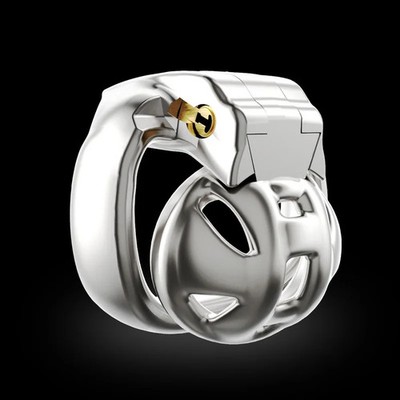 Stainless Steel Male Breathable Chastity Device Air Cage Adult Sissy Restraint 