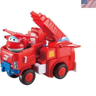 Educational Transforming Toy Vehicle Set - Jett with Extending Ladder & Wheels