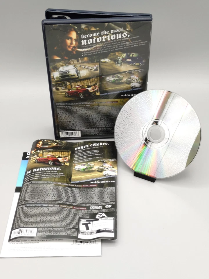 Need for Speed: Most Wanted Sony PlayStation 2 Ps2 CIB Good Condition  - Image 2 of 2