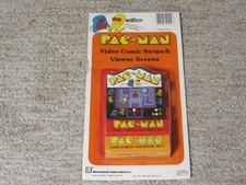 Pac-Man Video Comic Strips & Viewer Screen 1980 Diamond Toymakers NEW on Card!