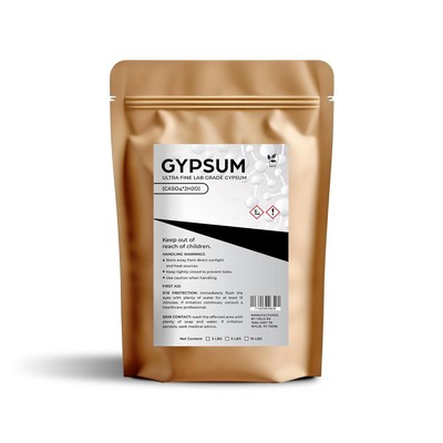 Yield RX Soil Enhancer Gypsum Powder Natural Calcium Sulfate for Gardening
