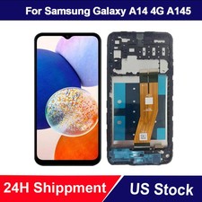For Samsung Galaxy A14 4G A145F/M/P LCD Display Touch Screen Frame Assembly