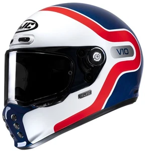 HJC V10 - Grape MC21 - White/Red/Blue Motorcycle Helmet
