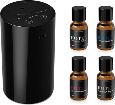 Airversa Waterless Essential Oil Diffuser Starter Kit with 4 X 10Ml Hotel Scent