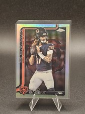 2025 Topps Chrome RC Tyson Bagent #54 Lightboard Logo - SSP, Case Hit - Bears