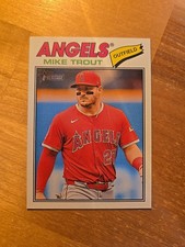 2026 Topps Heritage Mike Trout No. 163