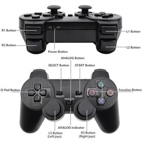 2.4G Wireless Controller for PS2 Console Dual Vibration