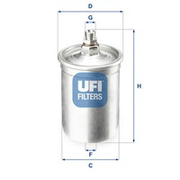 UFI 31.505.00 Kraftstofffilter FüR MERCEDES-BENZ Ferrari