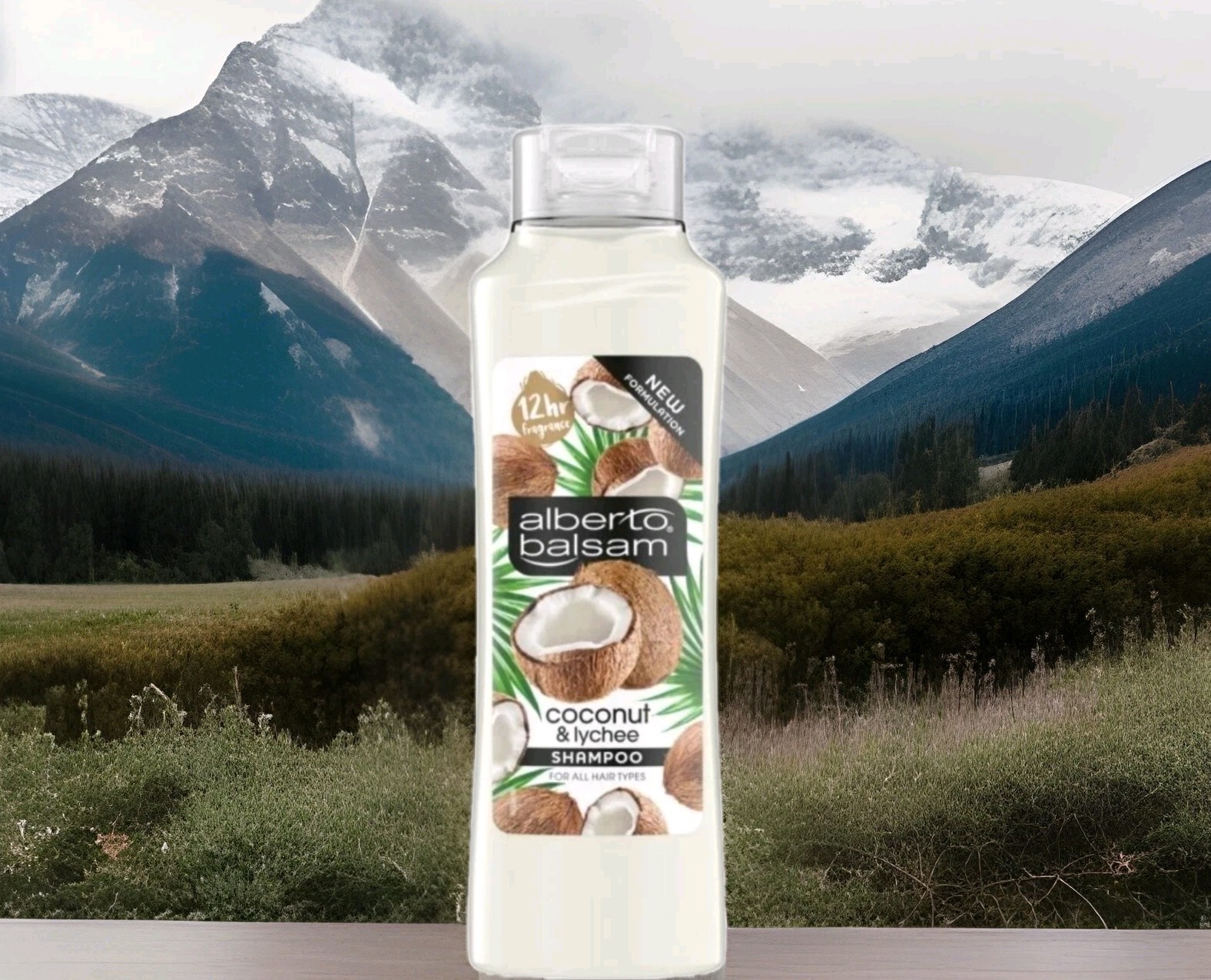 ALBERTO BALSAM COCONUT & LYCHEE SHAMPOO & CONDITIONER 2 X 350ml - Image 2