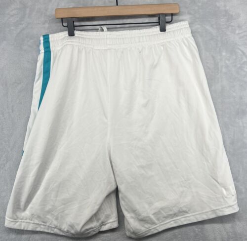 Adidas 2014-2015 NBA Charlotte Hornets Basketball Game Issued Shorts 2XL+0 READ - Picture 2 of 6