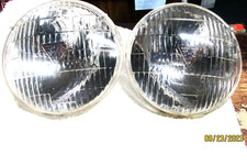 2 Vintage T-3 Guide Sealed Beam Tested Good 19601967 Chevelle Impala Buick Gs