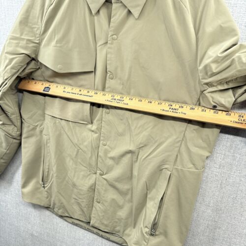 Lululemon Wilderness Escape Explore Shirt Jacket Large Green Snap Puffer Shacket - Picture 7 of 16