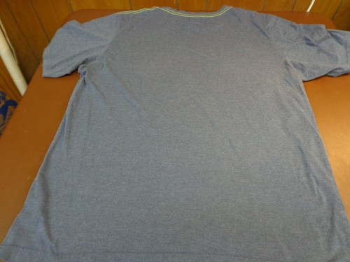 Alpine Design T-Shirt Hiking Travel Adventure Graphic XL Blue Gray A11 - Picture 6 of 6