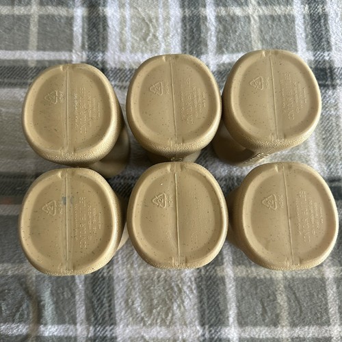 6 Ron Malibú Isla de Pascua Moni Tiki Bronceado Plástico Taza Bar 6" Alto - Imagen 4 de 4