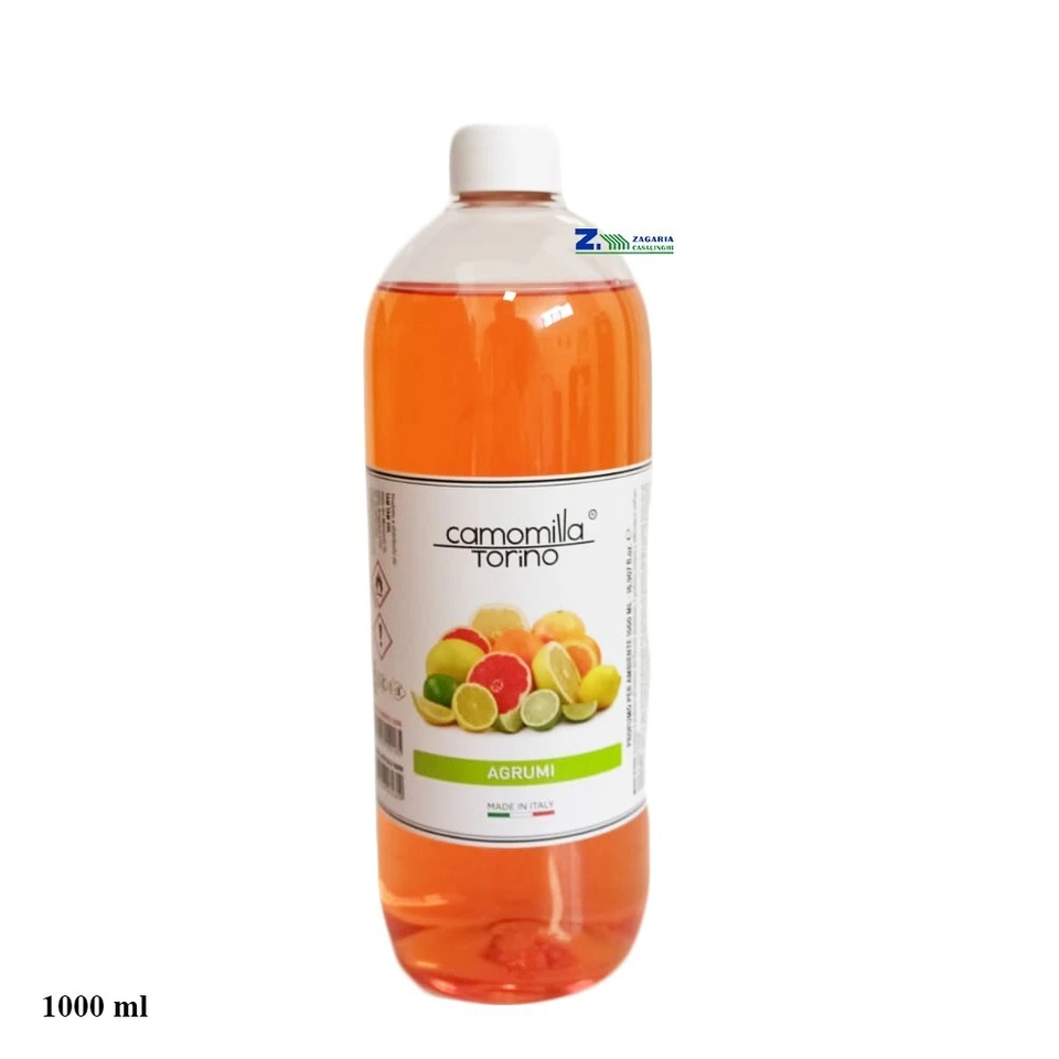 CAMOMILLA TORINO RICARICA PER DIFFUSORE CON BASTONCINI LT 1 X AMBIENTE FRAGRANZA AGRUMI