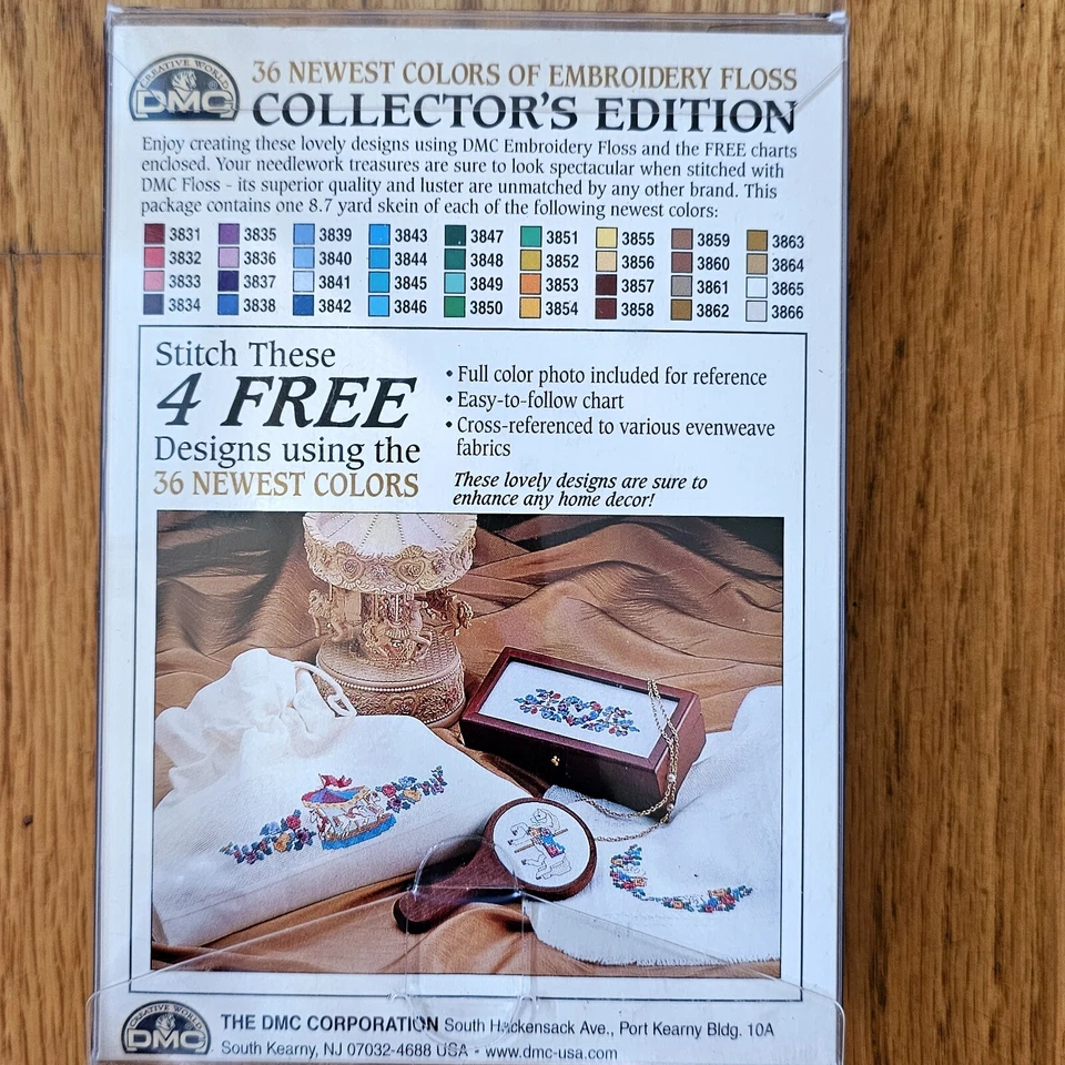 DMC Embroidery Floss 100th Anniversry Collector's Pack 36 Skeins Newest Colors - Image 3 of 4