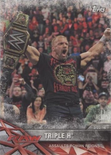 Sting & Triple H Signed 8x10 Photo – WrestleMania 31 – Autographed