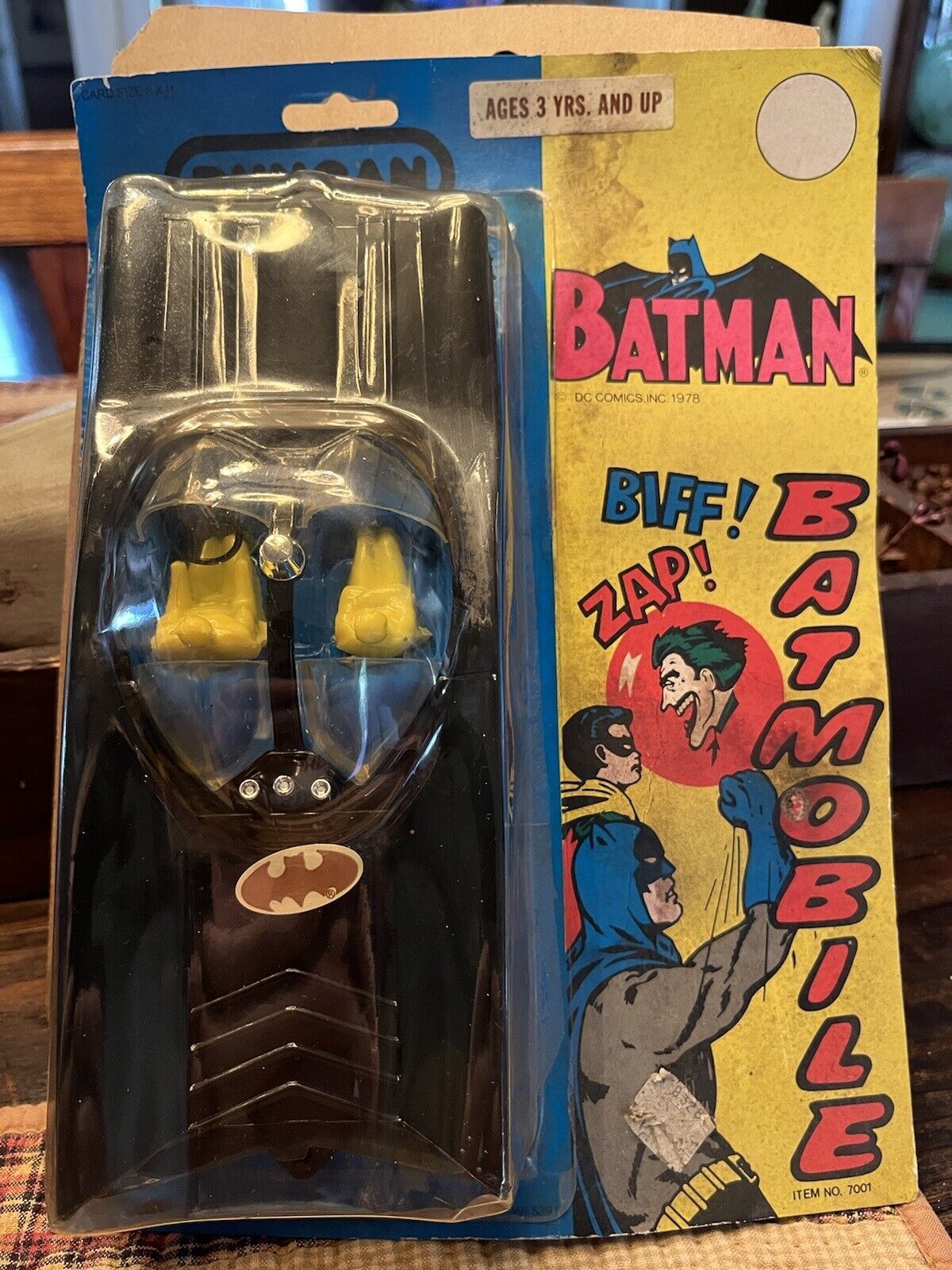 Columbus Mall 78s Vintage Duncan Max 85% OFF DC Comics 9” Unopened BATMOBILE Batman