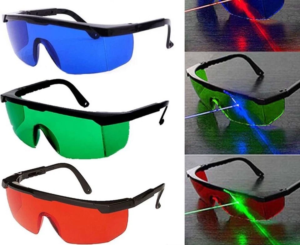 GOGGLES LASER GLASSES ADULT eyes full cover protector safety splash protection - Image 2 of 4