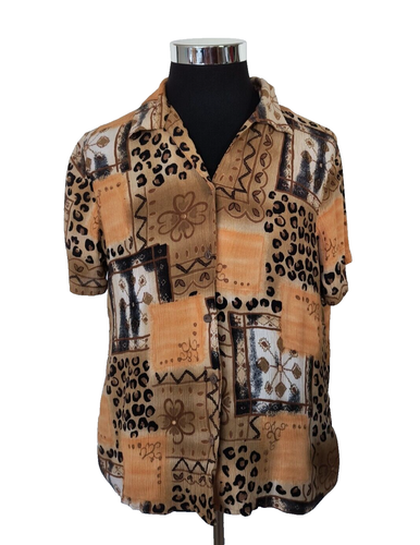 Blusa Notations Para Mujer Talla L Multicolor con Adjunto Negro Tanque Aspecto Retro - Imagen 11 de 21