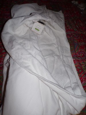 Pottery Barn Organic Spa Cotton Robe Large White Read Please Ebay