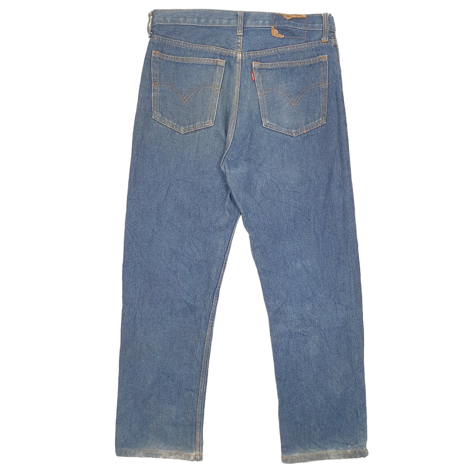 LEVIS Casual Jeans Regular Fit Blue Denim Trousers Mens Vintage Big E W32 L28 image 3