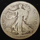1917 WALKING LIBERTY SILVER HALF DOLLAR PC