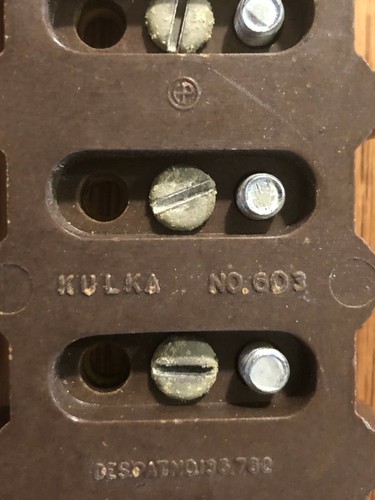 Kulka 3 Position Barrier Terminal Block 603 - Picture 3 of 3