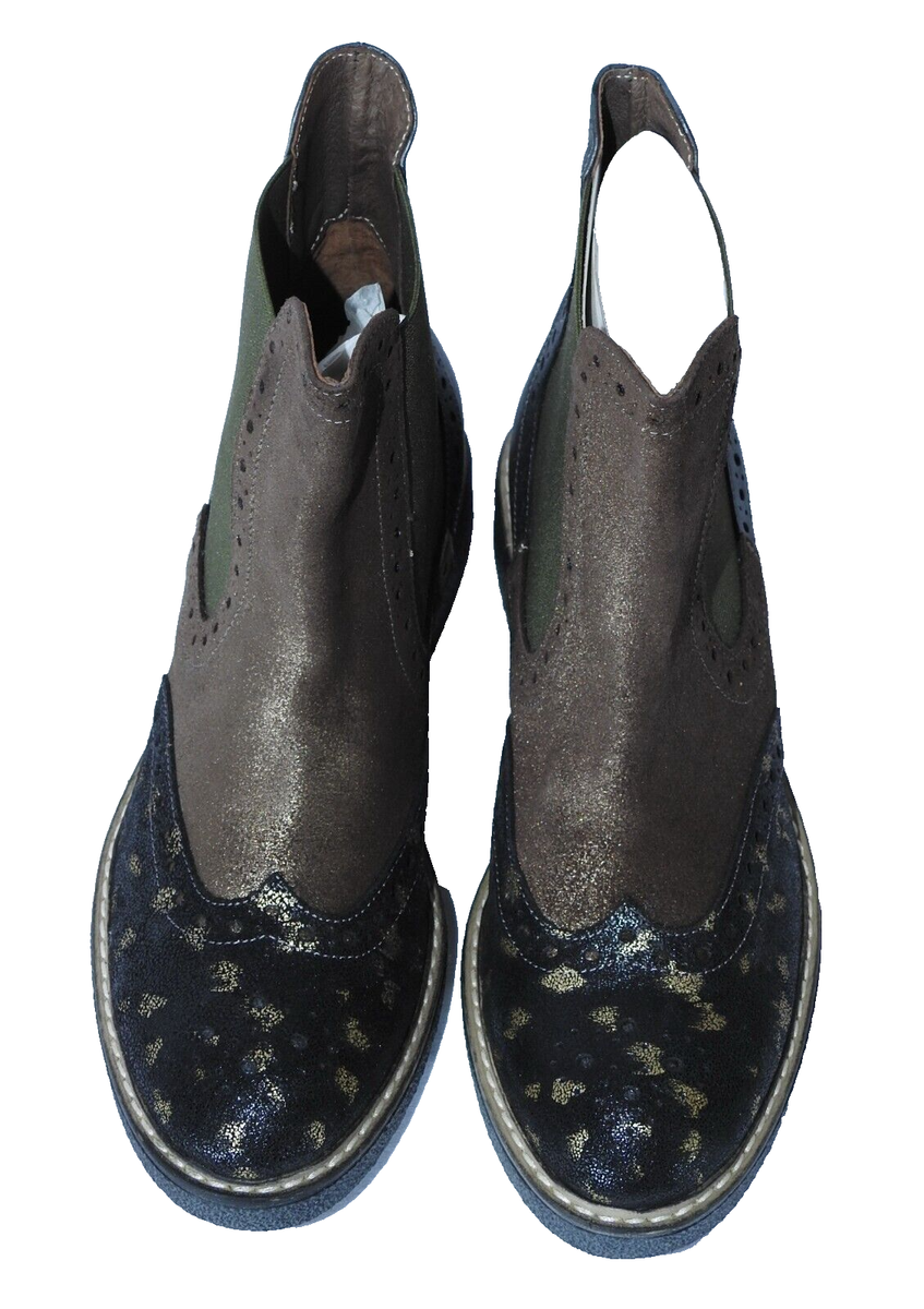 Lavorazione Italian ankle boots Lavorazione Artigiana EUR 39 Vintage Italian Gray Suede  main image 2