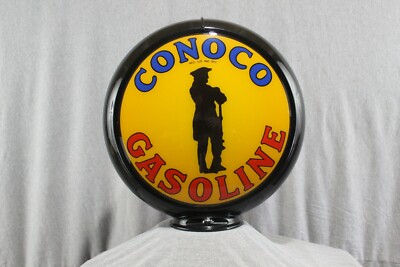 CONOCO MINUTE MAN GAS PUMP GLOBE