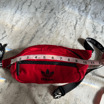 Adidas Belt Bag Waist bag Red / Black | eBay
