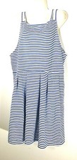 SO Authentic American Heritage Womens Sleeveless Stripe Stretch Dress New 2X 22