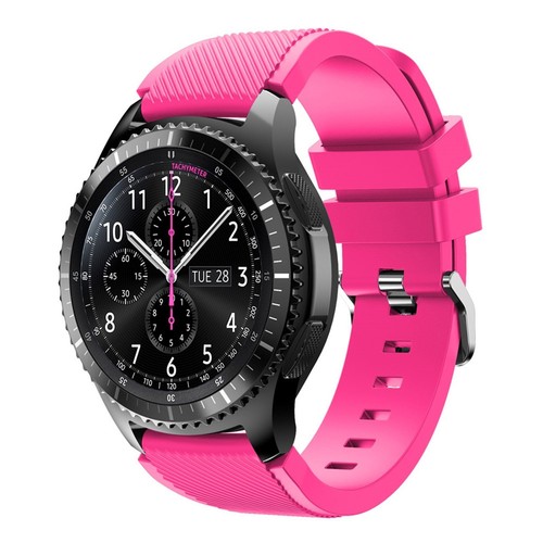 22mm Sport Silikon Armband Uhrenarmband für Samsung Galaxy Gear S3 Classic Uhr - Picture 14 of 21