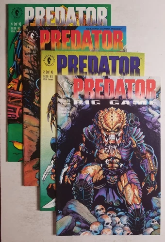 Predator Big Game (1991) #'s 1 2 3 4 - Very Fine/Near Mint - Set Lot Of 4
