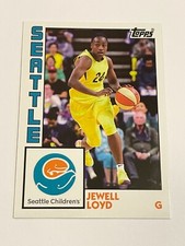 2020 Topps Seattle Children's Heroes #7 - Jewell Loyd - Seattle Storm