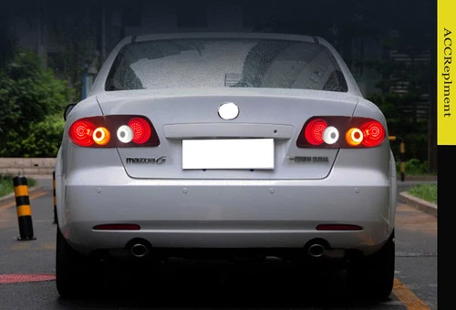 For Mazda 6 2003-2008 Dark LED Tail Lights Brake Trunk Light Sequential Signal - Bild 8 von 12