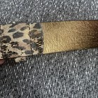 Michael Kors Belt Small  Leather Circle MK Logo Gold Buckle — photo 7