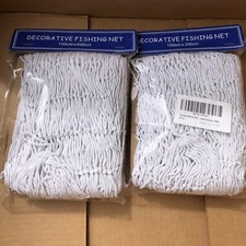 2 Packs! decorative fishing net 100cm X 200cm