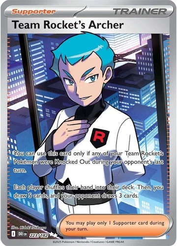 Team Rocket's Archer 223/182 Sv10: Destined Rivals