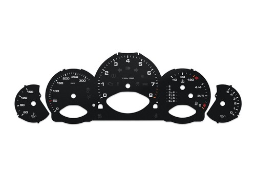 Para Porsche Carrera 911, 997 Negro - Medidores de velocímetro de MPH a medidores de km/h - Imagen 2 de 6