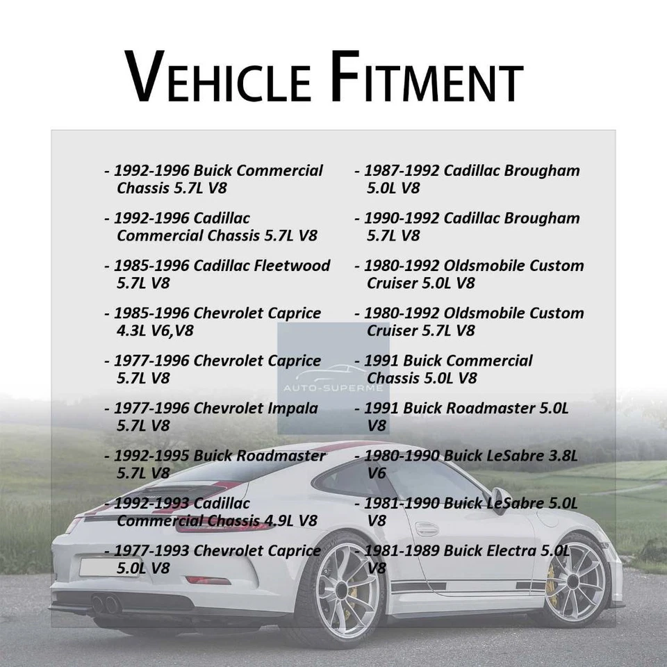 Brazo de control completo superior delantero 2x para Buick Century 1973-1974 7,5 L Foto 2 de 4