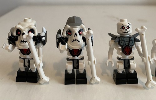 LEGO Mini Figures Ninjago Kruncha, Skeleton, Bonezai, Frakjaw, Chopov Bundle x 5 - Picture 2 of 4