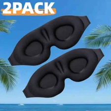 3D Sleep Mask For Men & Women Eye Mask For Sleeping Blindfold Travel Accessories