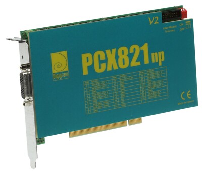 Digigram PCX821np v2 AES/EBU Digital Audio Broadcast Multichannel Sound Card