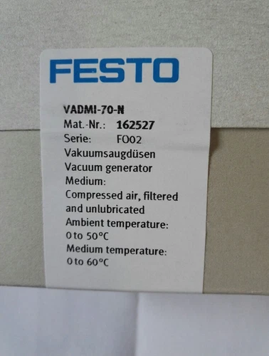 1PC FESTO VADMI-70-N VADMI70N 162527 Vacuum Generator New Expedited Shipping - Picture 1 of 1